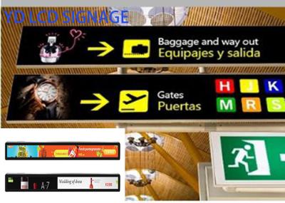 Lêndeas internas ultra finas da alta resolução 500 do Signage de Digitas para o supermercado