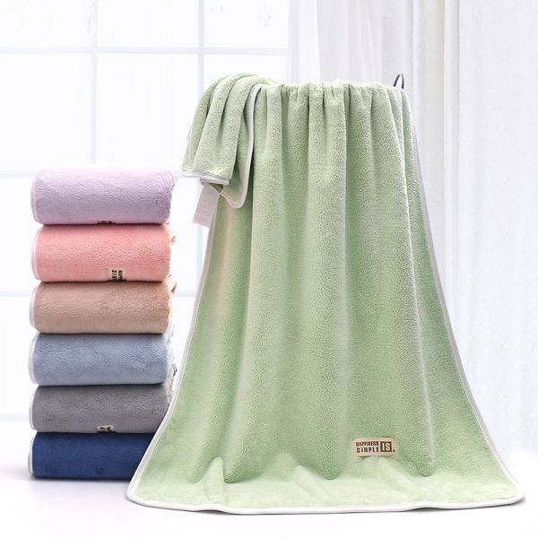 Ensemble de serviettes de bain en microfibre hautement absorbante pour bébé et adulte toute saison