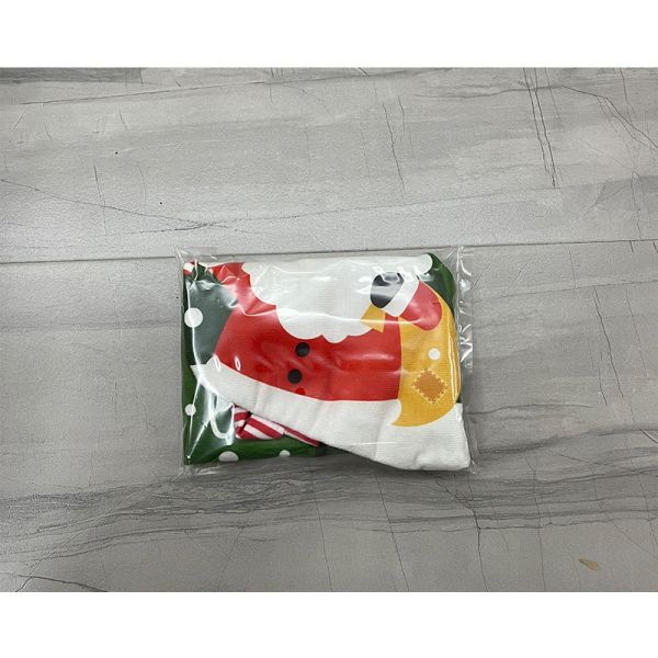 Open Closure Type Christmas Stocking Decoration Snowman Gift Bag for Fireplace Pendant