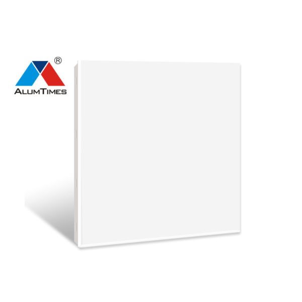 Fireproof Clip In Ceiling , Aluminum Plain White Ceiling Tiles 600×1200mm