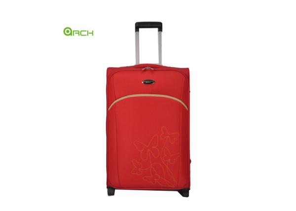 Embroidery Skirted Division Interior Carry On Luggage Suitcase