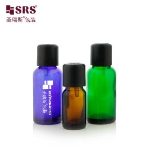 Hair Care Essence Liquid Empty Bottles With Child Proof Cap Glass Essential Oil Bottle