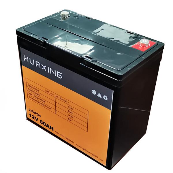 Bateria Lifepo4 recarregável da bateria 12v 50ah do CV BMS Deep Cycle Lithium do centímetro cúbico