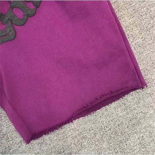 Light Men'S French Terry Shorts Dark Graphic Puff Print Joggers Sports Workout Sweat Shorts Streetwear Cotton Fleece