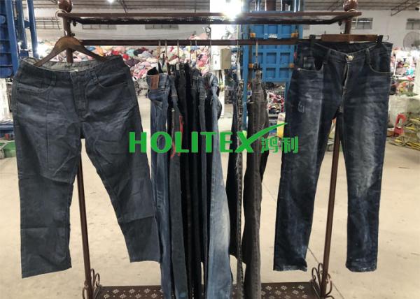 Korean Style Used Mens Pants , Second Hand Mens Jeans Pants For Southeast Asia