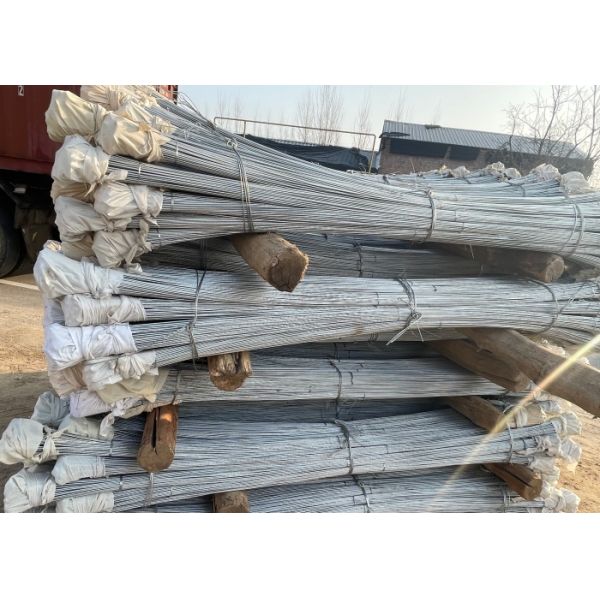 2.28m Length 3.36mm Wire Diameter Galvanized Double Loop Quick Link Bale Ties Wire for Cotton