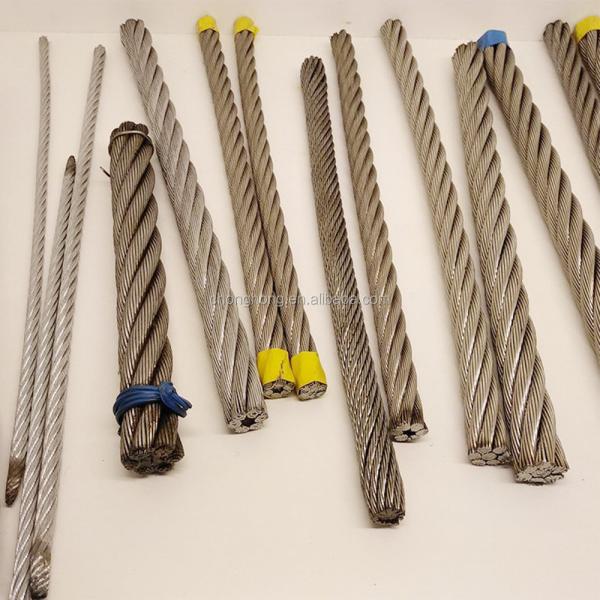 Ungalvanized 6x36 Steel Wire Rope 12mm to 44mm Diameter Suitable for Various Lifting Applications