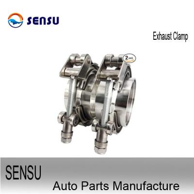 High Tension SS201 Stainless Steel Exhaust Pipe Clamp 1.50inch Easy Insullation