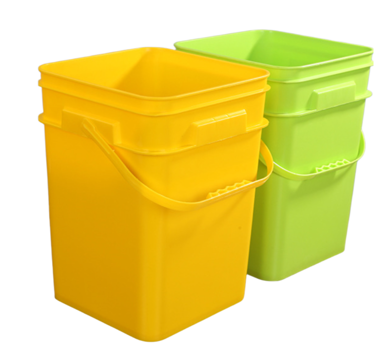 Type Blue Square Water Bucket Industry Plastic Buckets for Industrial Top Sale