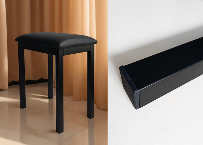 Single Person Metal Piano Bench Sturdy Iron Bench For Digital Piano Electronic Organ