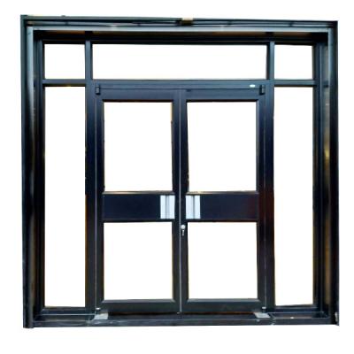 Shopping Malls Commercial Storefront Tempered Insulated Glass Flush Sliding Door