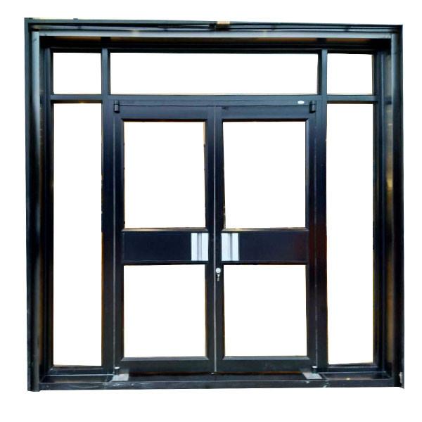 Shopping Malls Commercial Storefront Tempered Insulated Glass Flush Sliding Door