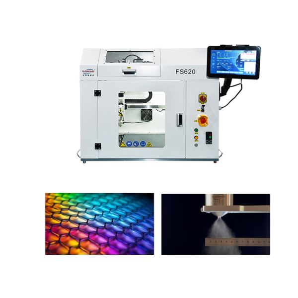 110khz Frequency Precision Ultrasonic Spray Coater with 95% Spray Uniformity and 0.5-12ml/h Spraying Volume