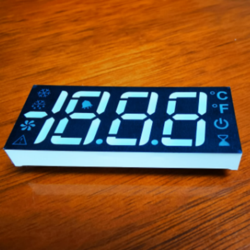 Customized triple digit 7-segment LED display for refrigerator Control Panel