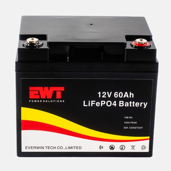 12V LFP Anode Material Lithium Iron Phosphate Battery IFR32700 12.8V 60Ah for Electric Power Systems