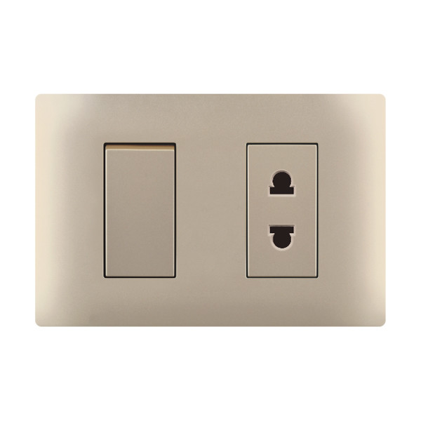 Modular Switches And Sockets , Durable And Safe Household Electrical Switches