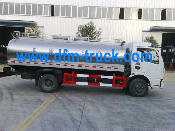 6CBM 4x2 Milk Tank Truck Dongfeng EQ5070GNY Truck For Sale