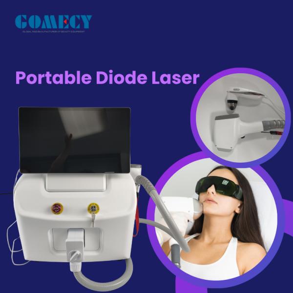 Portable 2 in 1 Diode 808 Hair Removal and Skin Analyzer Machine Triple Wavelength 808nm Diode Laser System for Permanent Hair Removal