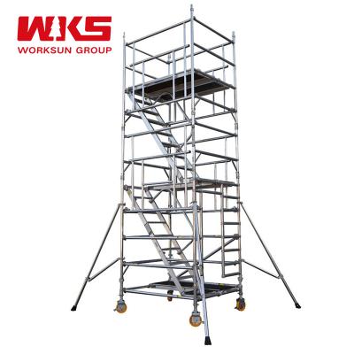 Hot Dip Galvanized Aluminium Scaffold Towers High Load Capacity Portable Aluminum Scaffolding Durable