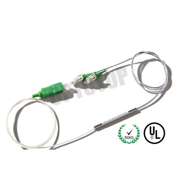 FTTH / CATV FBT Fibre Optic Couplers Single Mode 1m With 50 DB RoHS Compliant