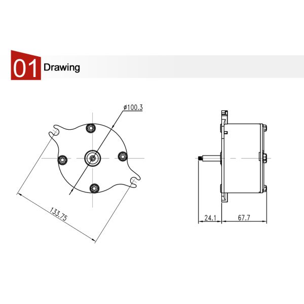 Toilet Water Pump DC Motor