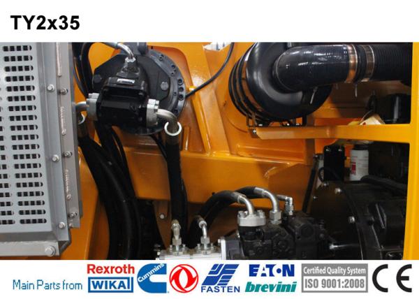 Tensor de cable hidráulico para tendido de líneas de transmisión