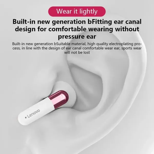 Lenovo LP11 Mini Exquisite Sport Wireless Earbuds Noise Cancelling Earphones