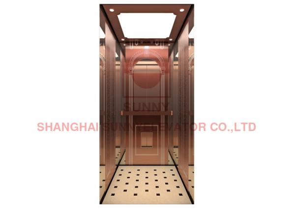 Mirror Etched Stainless Steel Home Lift Elevator Small Cabin Decoration