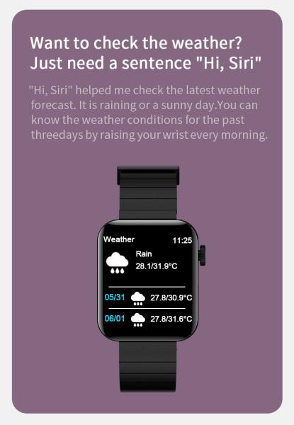 1.54 Inch Smart Sports Watch IPS 200mAh K70 With BT Calling