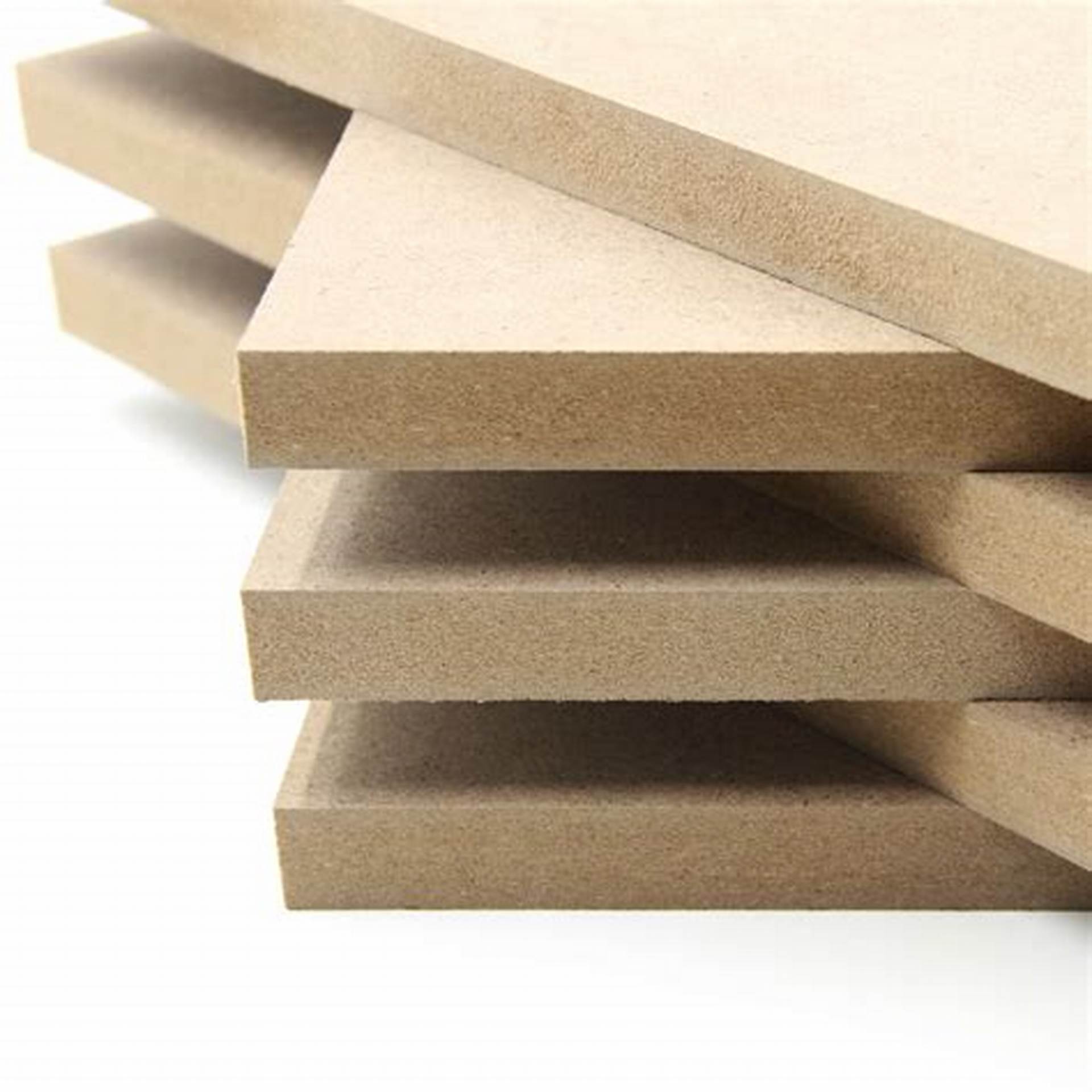 Moisture-Proof Low Density E1 E2 Melamine Mdf Board For Furniture Packing Office Building
