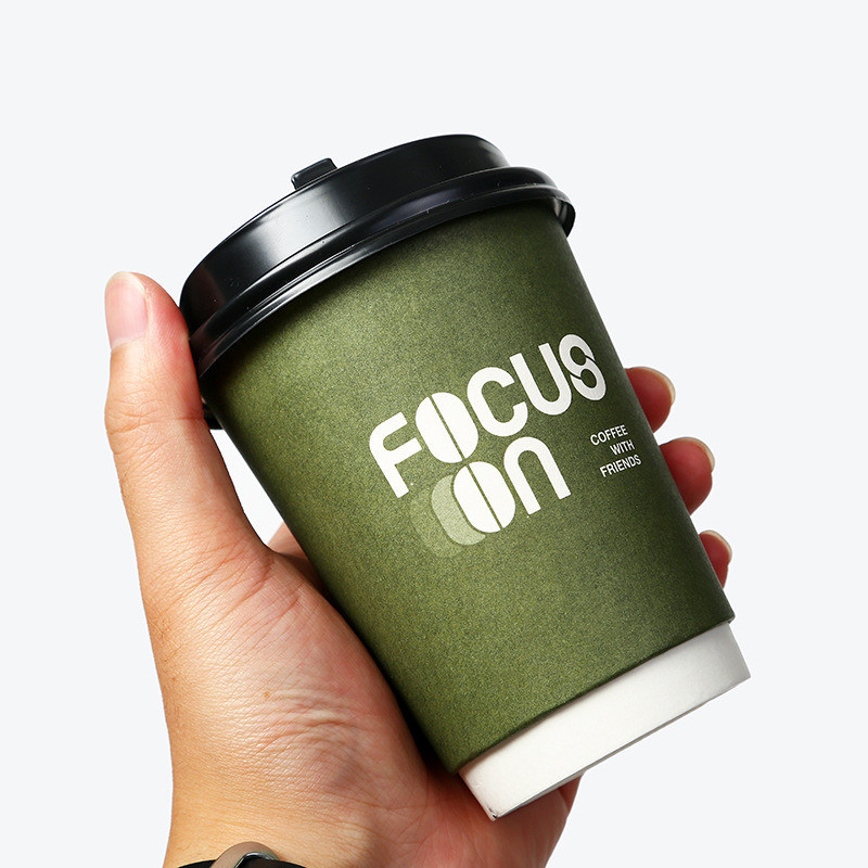Custom Biodegradable Disposable PLA Hot Coffee Paper Cups Eco-friendly and Affordable