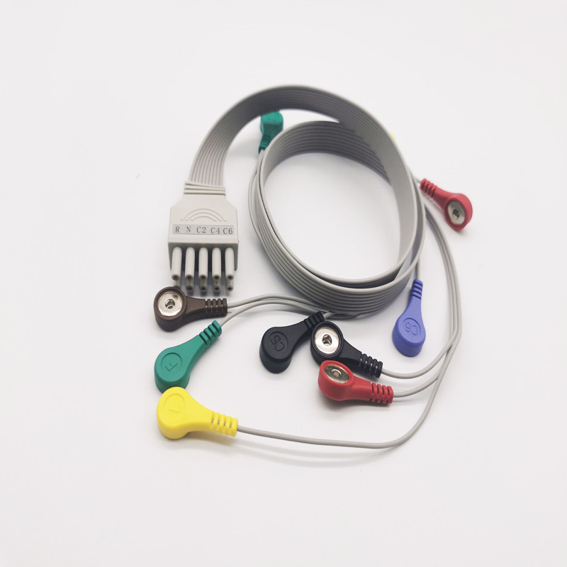 Руководство 10 кабеля TLC5000 2.8m CONTEC Holter ECG для TLC5000 Dyniaic