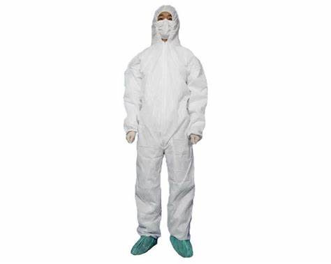 Adjustable Disposable Protective Suit Good Breathability Personnel Protection