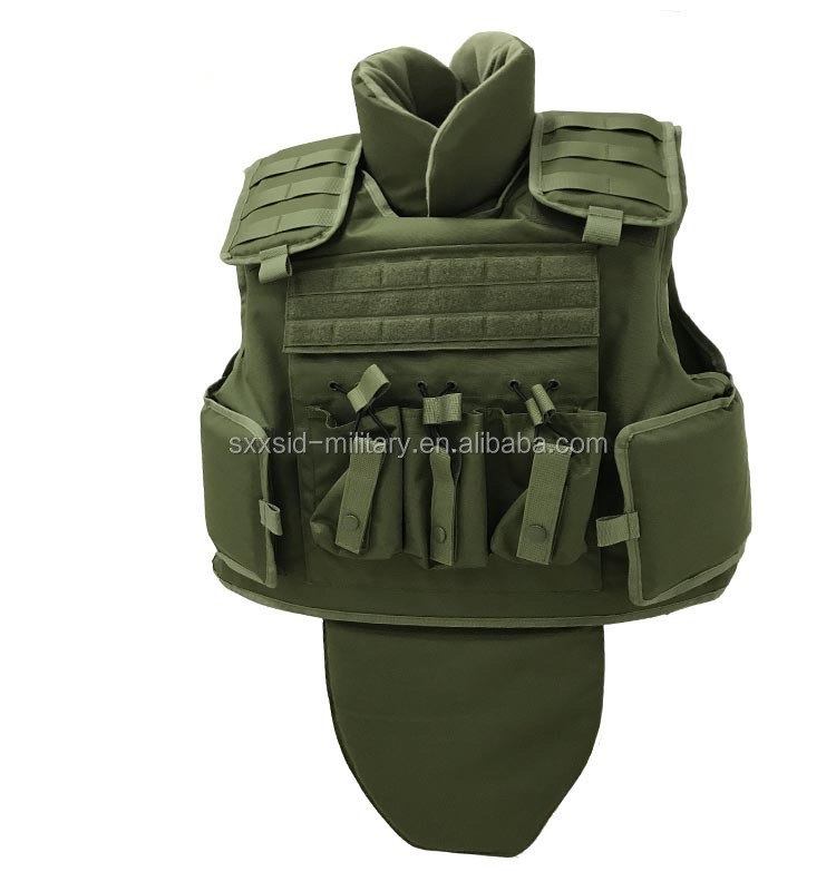Пуля армии доказательства укола UHMWPE Concealable придает непроницаемость жилет 9mm Para FMJ