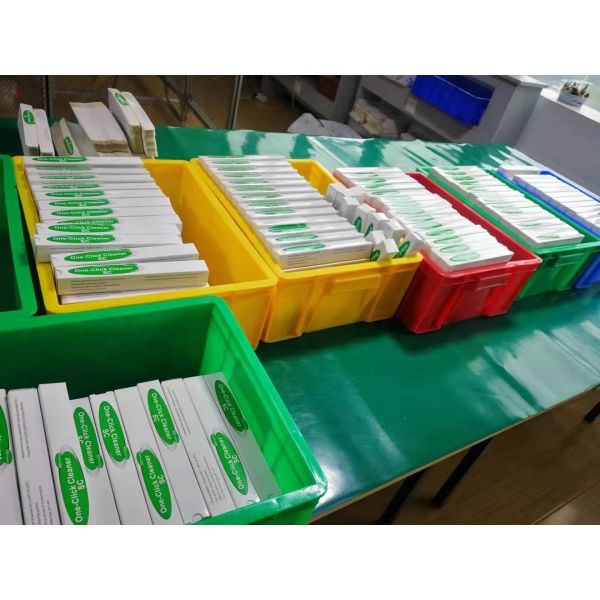 Pluma de limpieza de fibra óptica con conector SC ST FC