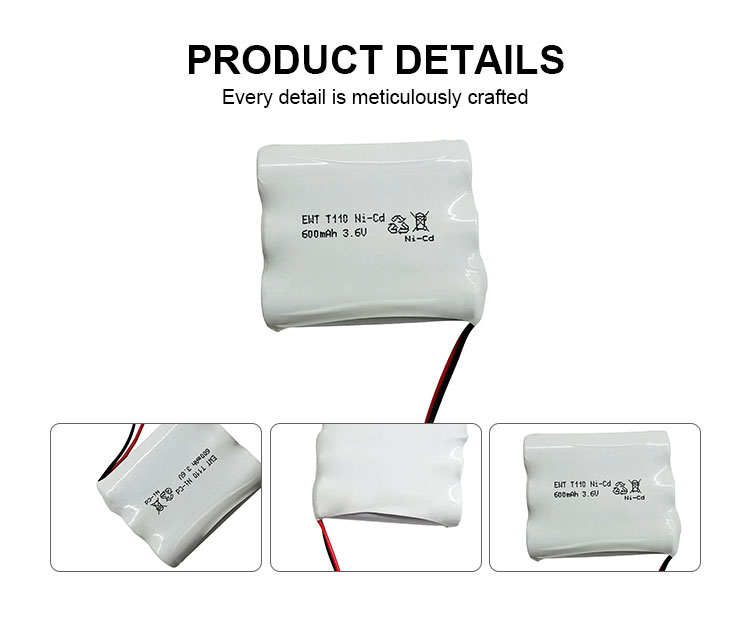 Аккумулятор из никеля и кадмия 800 мАч 3.6в 600 мАч