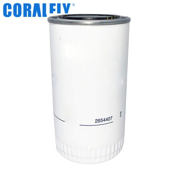 48 Micron Oil Filter 2654407 Perkins Oil Filter For Excavator
