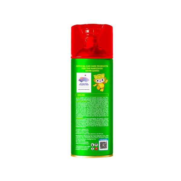 Non Destructive 450ml Pitch Cleaner Spray with Efficient Dissolving Formula for Automotive Paint Cleaner