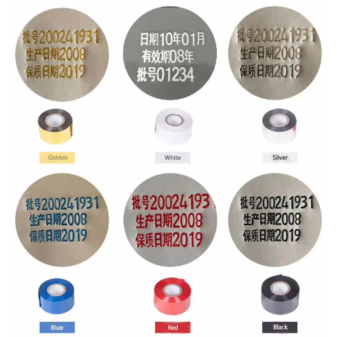 25*100m Black Hot Stamping Ribbon SCF900 Original and Protective for Durable Printing
