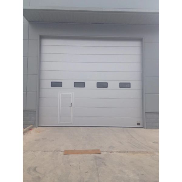 Iso9001 Warehouse Sectional Overhead Door Vertical Lift Commercial Industrial