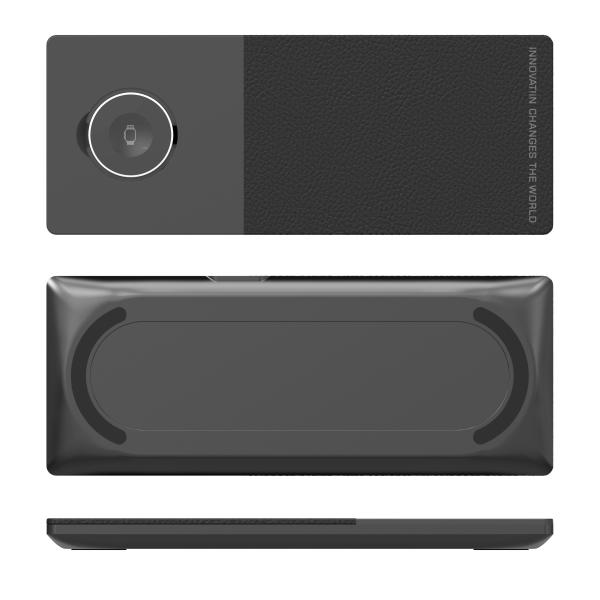 10W/7.5W/5W Qi Wireless Charger Stand Tipo de entrada C Capacidade de carregamento de 15W