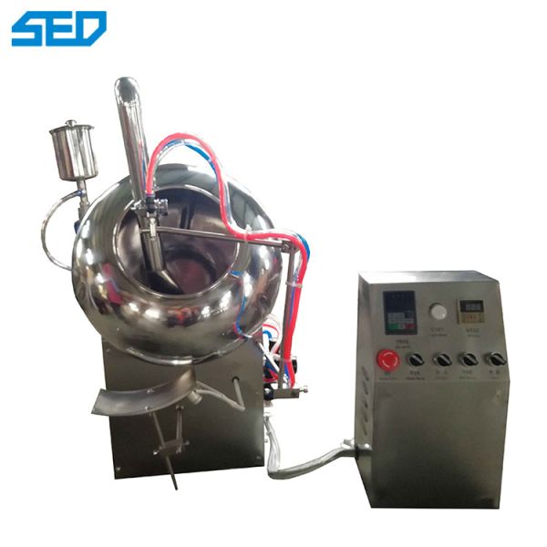 Water Nut Type Film Coating Equipment Efficient Pharmaceutical Coating Machine