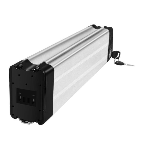 24V 48V Алюминиевый корпус Серебряный рыбный сиденье трубки Эбике перезаряжаемая батарея Замена батарейки Батарея E-Bike