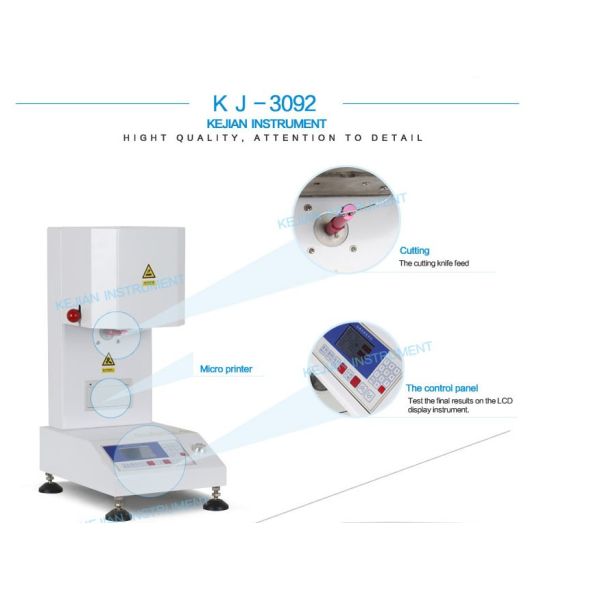 Máquina de prueba de goma de la alta precisión, controlador paso a paso electrónico del flujo del derretimiento