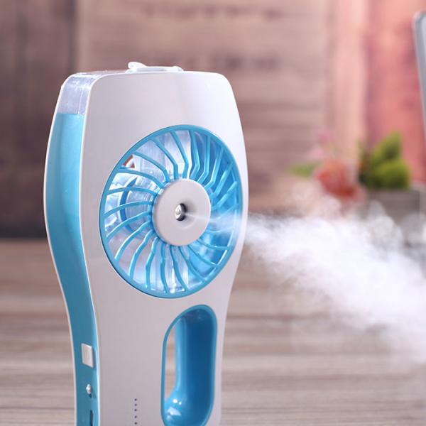 Strong Air Battery Operated Personal Fan Water Supply 18650 2000mah Battery