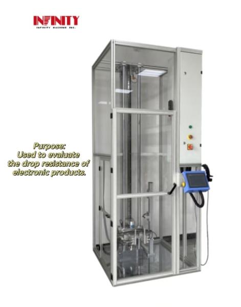 Máquina de prueba de caída direccional de dispositivos móviles, probador de caída libre IEC 60068-2-31 IEC 60068-2-32