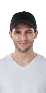 Profile Hat Baseball Cap Outdoor Camouflage Fishing Cap, Dad Hat Adjustable Unconstructed Plain Cap