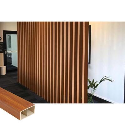 CNAS Bathroom WPC Hollow Tube 100x25mm Waterproof Wood Fire Resistance