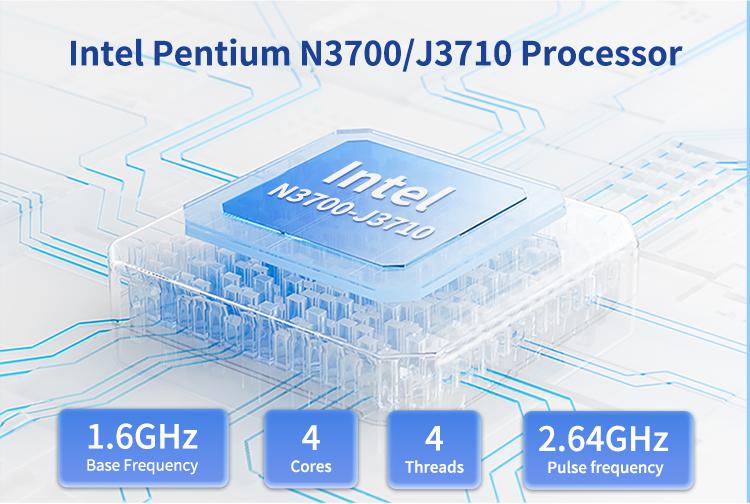 Нано-N5 Плюс Промышленный Мини ПК Квад-Ядерный J3710 1XMSATA 2.5 HDD 2XUSB3.0