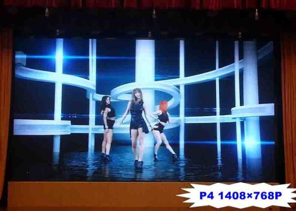 1800 Nits Brightness Indoor Advertising Led Display Screen HD 4mm Pitch Video Wall